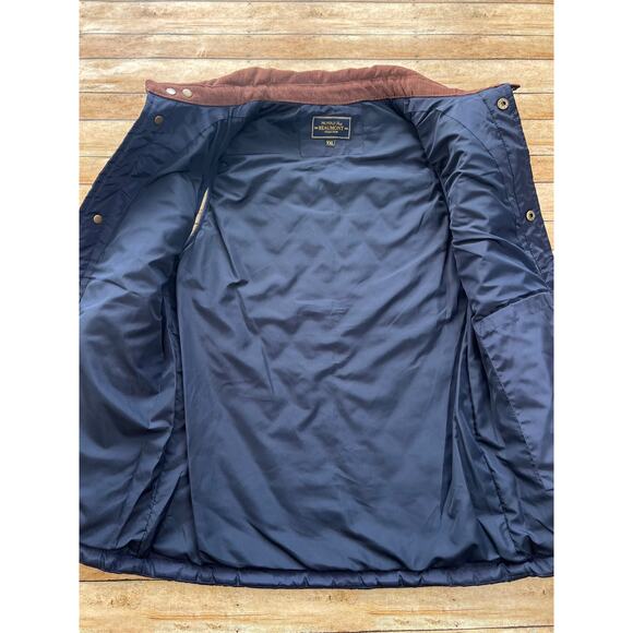 Properly Tied Boys Beaumont Quilted Vest with Brown Corduroy Collar XL 18-20 - Picture 6 of 6